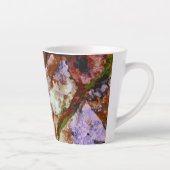 Fire Quartz Crystal Geode Marble Abstract Latte Mok (Rechts)