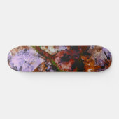 Fire Quartz Crystal Geode Marble Abstract Skateboard (Horizontaal)
