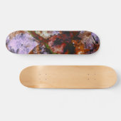 Fire Quartz Crystal Geode Marble Abstract Skateboard (Horizontaal)