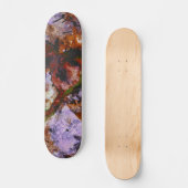 Fire Quartz Crystal Geode Marble Abstract Skateboard (Voorkant)