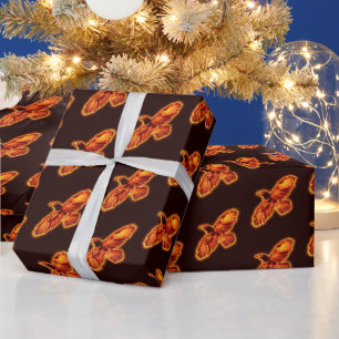 Fire Raven Cadeaupapier