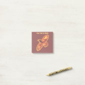 Fire Raven Post-it® Notes (Op bureau)