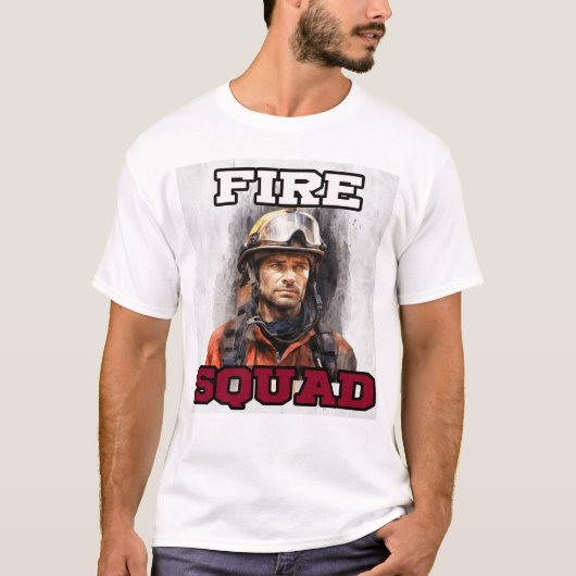 Fire Rescue LAPD Squad T-shirt (Voorkant)