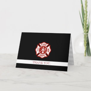 Fire Rescue Professional Customized Thank You Bedankkaart