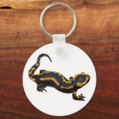 Fire Salamander Key Ring Sleutelhanger (Voorkant)