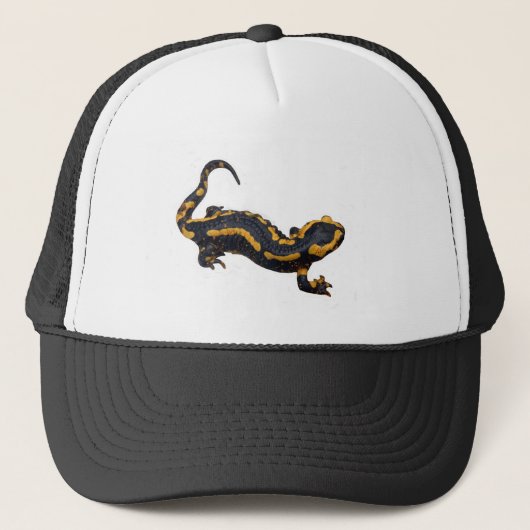 Fire Salamander Trucker Hat Pet (Voorkant)