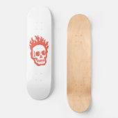 Fire Skull Skateboard (Voorkant)