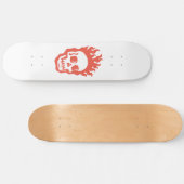Fire Skull Skateboard (Horizontaal)