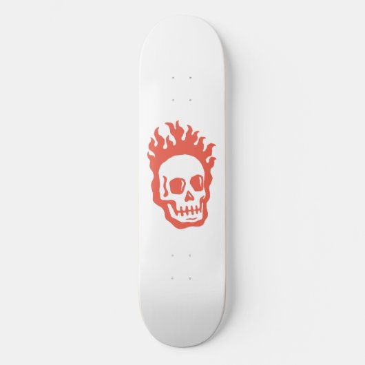 Fire Skull Skateboard (Voorkant)