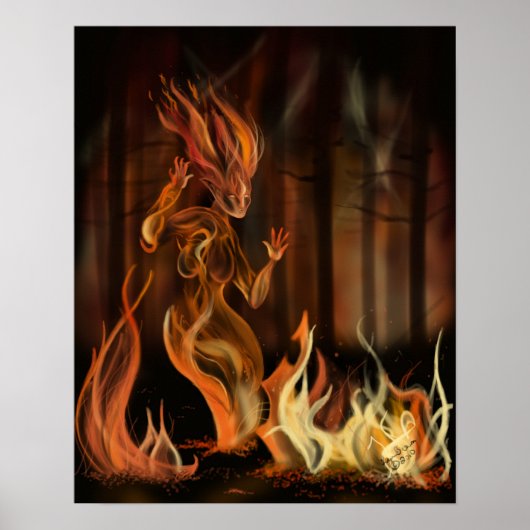 Fire Spirit Poster (Voorkant)