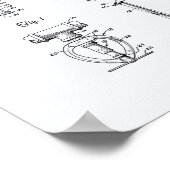 Fire Sprinkler Head 1965 Patent Art - Witboek Poster (Hoek)