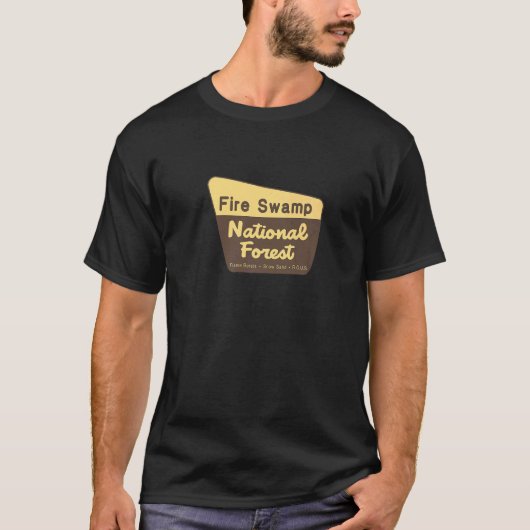 Fire Swamp National Forest [fictional] T-shirt (Voorkant)