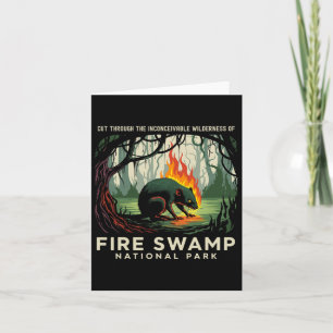 Fire Swamp National Park Camping Wandelberg Kaart