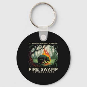Fire Swamp National Park Camping Wandelberg Sleutelhanger