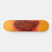Fire Tiger Courir À Starry Night Skateboard (Horz)