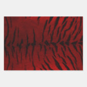 Fire Tiger Skin Print Inpakpapier Vel (Voorkant)