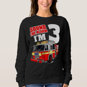 Fire Truck 3rd Birthday Boy Toddler brandweerman Trui