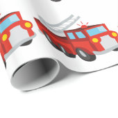 Fire Truck Cadeaupapier (Rol Hoek)