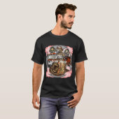 Fire Truck Cross Brandweerman T-shirt (Voorkant volledig)