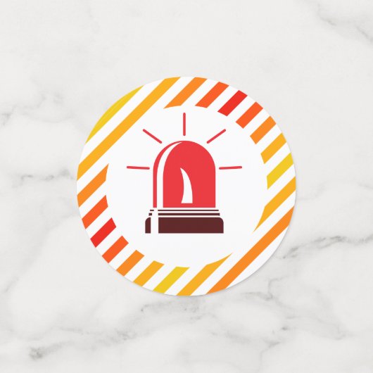 Fire Truck Fire Engine Anniversaire Fête Confetti (Petit recto)