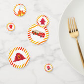 Fire Truck Fire Engine Anniversaire Fête Confetti (Groupe)