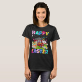Fire Truck Happy Paast Bunny Fire Easter S T-shirt (Voorkant volledig)