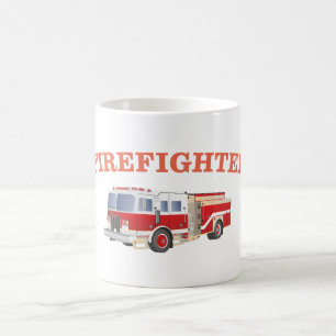 Fire Truck Koffiemok