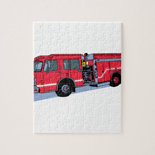 Fire Truck Legpuzzel (Verticaal)
