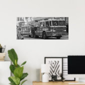 Fire Truck Poster (Thuiskantoor)