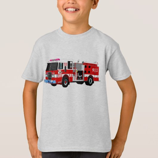 FIRE TRUCK T-SHIRT (Voorkant)
