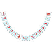 Fire Truck Theme Verjaardagsfeest Pennant Banner (Alle)