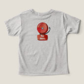 Fire Truck Verjaardagsfeest T-shirt (Design achterkant)