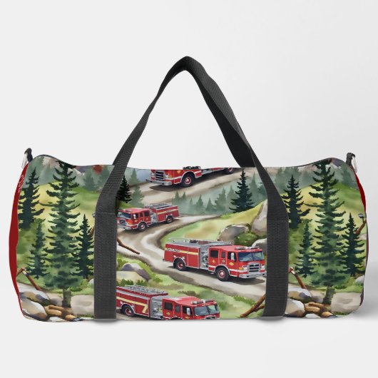 Fire Trucks Forest Road  Plunjezak (Voorkant)