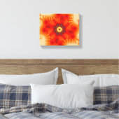 Fire Web - Fractal Art Canvas Afdruk (Insitu (Slaapkamer))