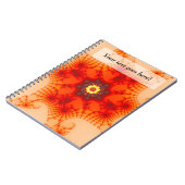 Fire Web - Fractal Art Notitieboek (Linkerzijde)