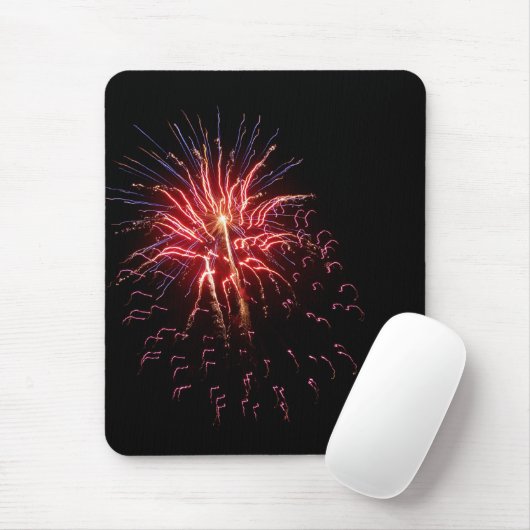 Fire Works 2 Mousepad Muismat (Met muis)