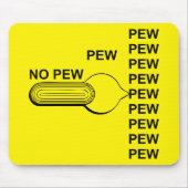 Firearm Selector Switch Pew Pew # Muismat (Voorkant)