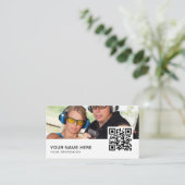 FIrearms Instructor QR-code Visitekaartje (Staand voorkant)