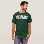 Firearms instructor Range Manager Pistool Safety T-shirt (Voorkant volledig)