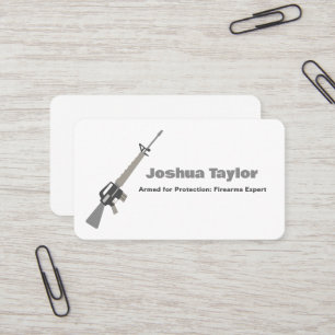 FireArms Pistool Store Visitekaartje