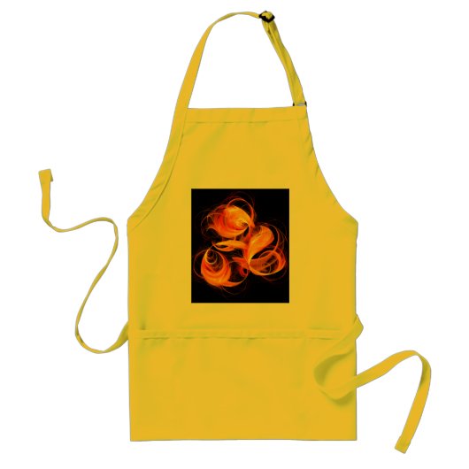 Fireball Abstract Art Apron Standaard Schort (Voorkant)