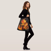 Fireball Abstract Art Cross Body Crossbody Tas (Op model)