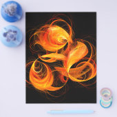 Fireball Abstract Art Flyer (Enkel)