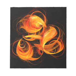Fireball Abstract Art-laptop Notitieblok