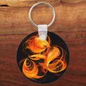 Fireball Abstract Art Sleutelhanger (Voorkant)