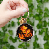 Fireball Abstract Art Small Sleutelhanger (Hand)