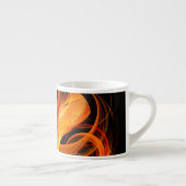 Fireball Art Abstrait Espresso Mug (Droite)