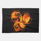 Fireball Art Abstrait serviette de cuisine (Horizontal)