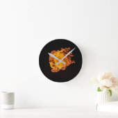 Fireball Clock Ronde Klok (Huis)