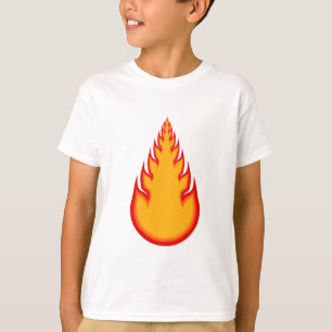 Fireball Graphics: Vuurbal: Flames T-shirt